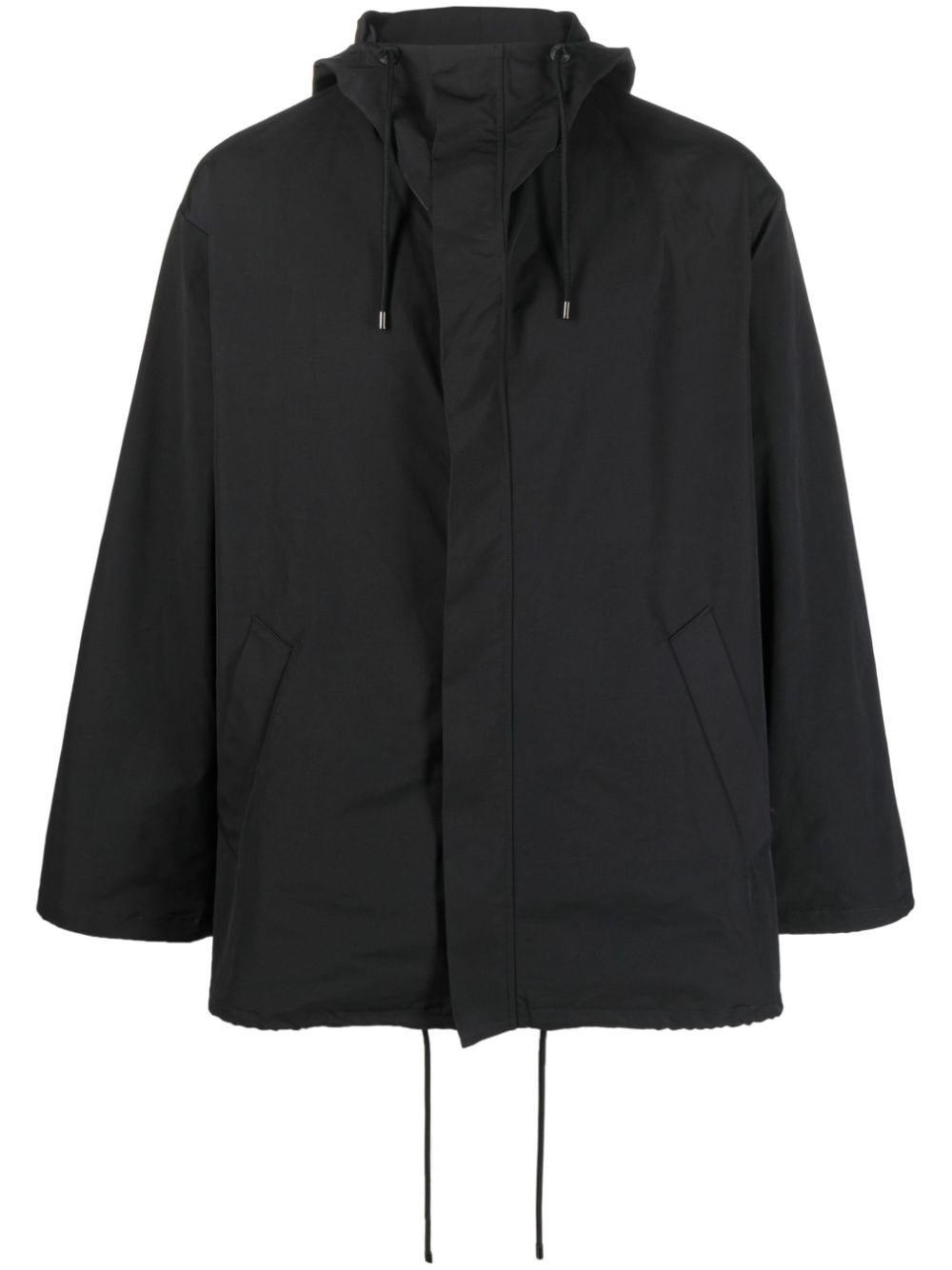 Auralee water-resistant hooded jacket - Black von Auralee