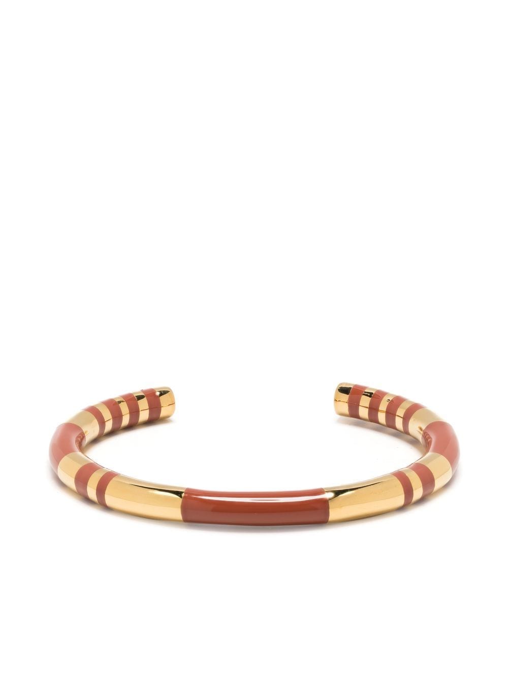 Aurelie Bidermann Positano enamel-detail bracelet - Brown von Aurelie Bidermann