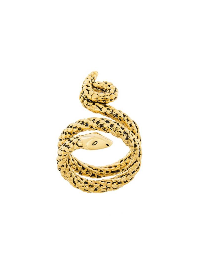 Aurelie Bidermann wrap-around snake ring - Metallic von Aurelie Bidermann