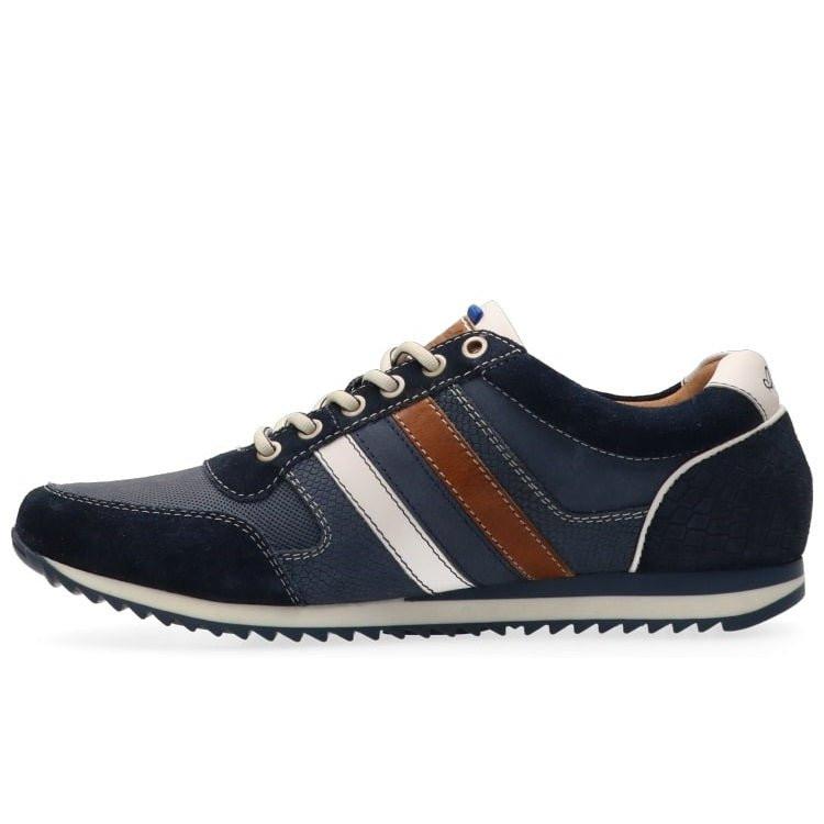 Camaro - Leder Sneaker Herren Blau 41 von Australian