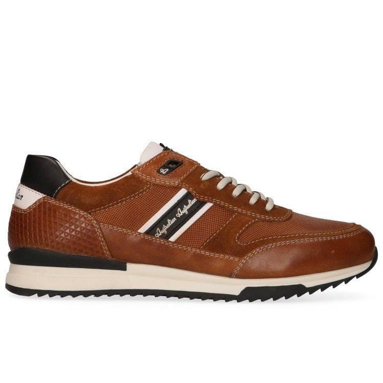 Camaro - Leder Sneaker Herren Braun 41 von Australian