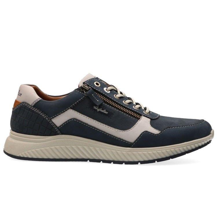 Hatchback - Leder Sneaker Herren Blau 39 von Australian