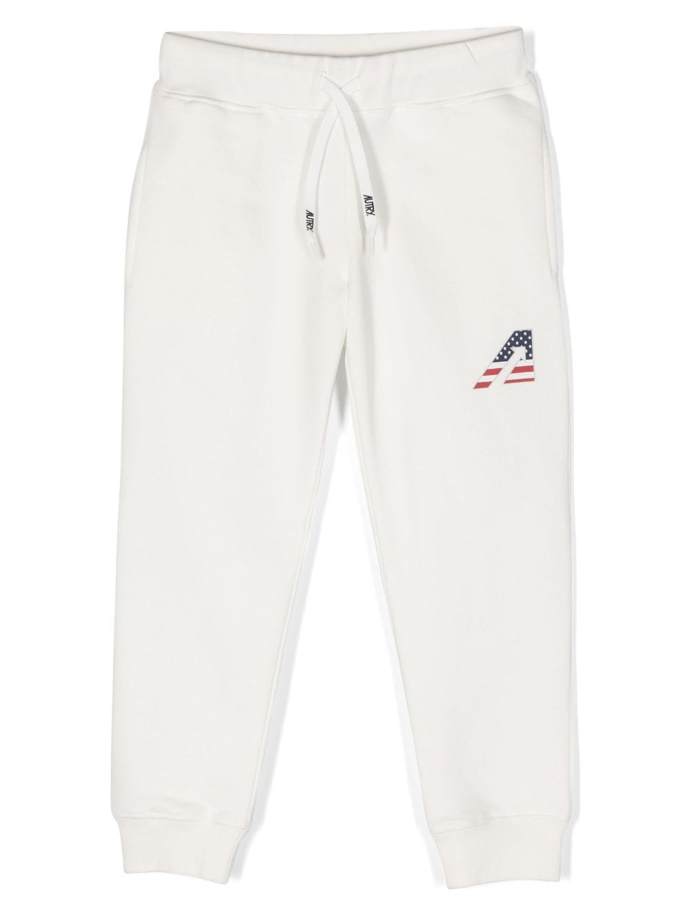 Autry Kids logo-print cotton trousers - White von Autry Kids