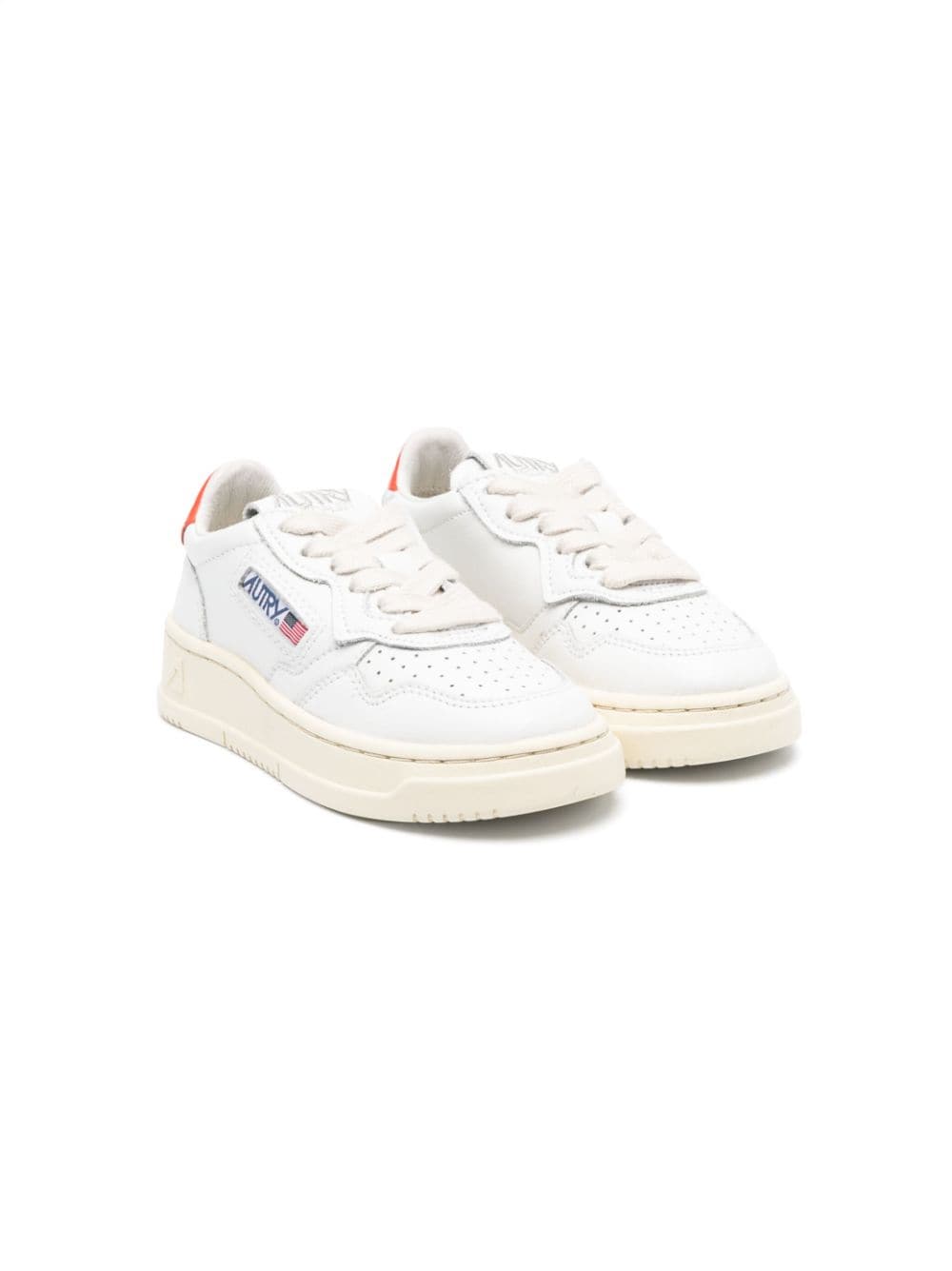 Autry Kids logo-patch low-top sneakers - White von Autry Kids