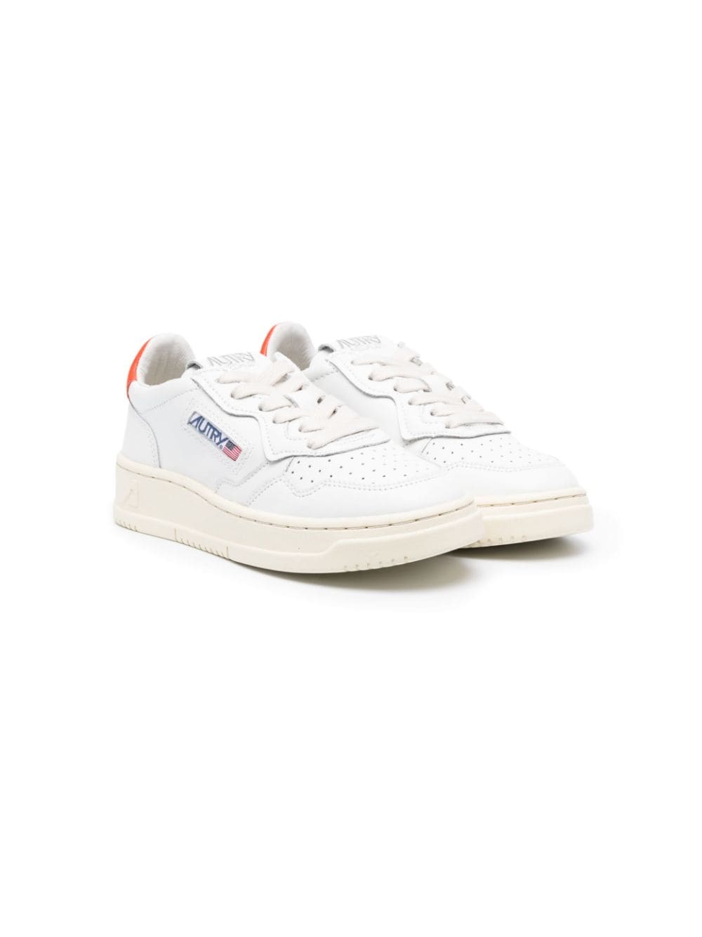 Autry Kids logo-patch low-top sneakers - White von Autry Kids