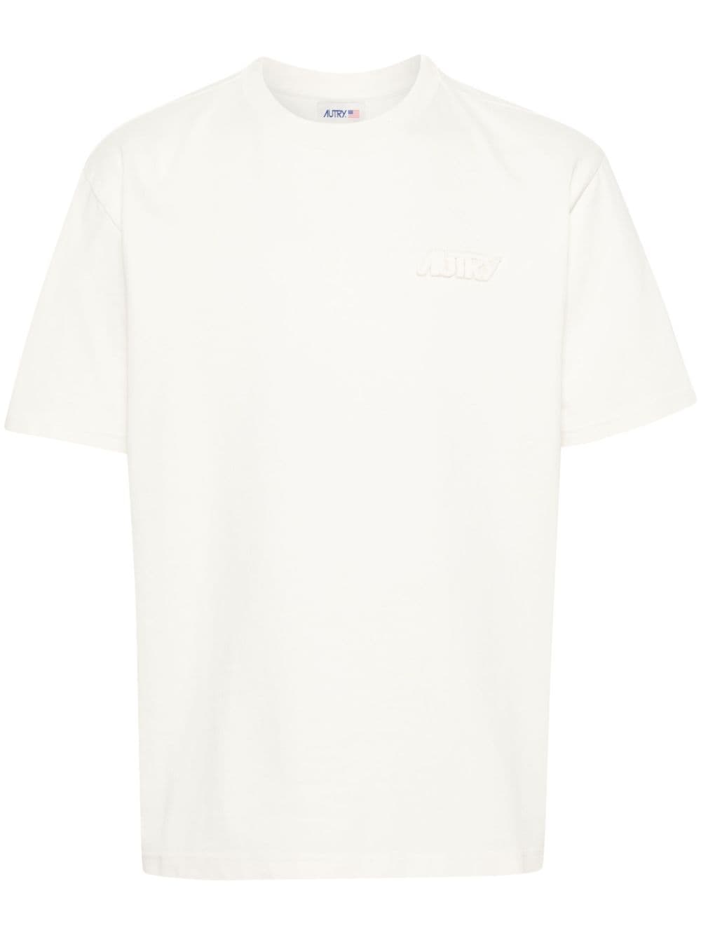 Autry Main logo-patch cotton T-shirt - White von Autry