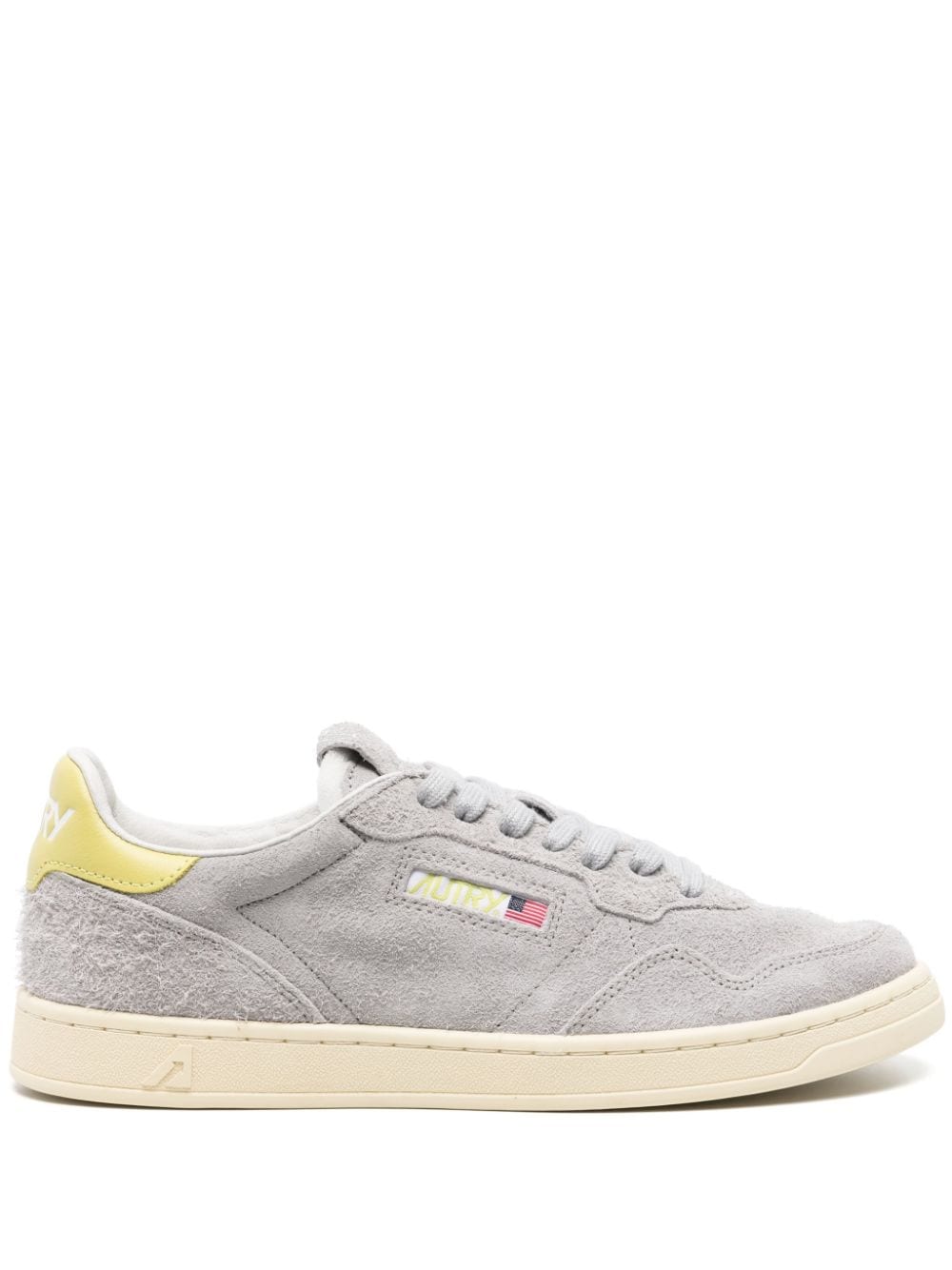 Autry Medalist Flat lace-up sneakers - Grey von Autry
