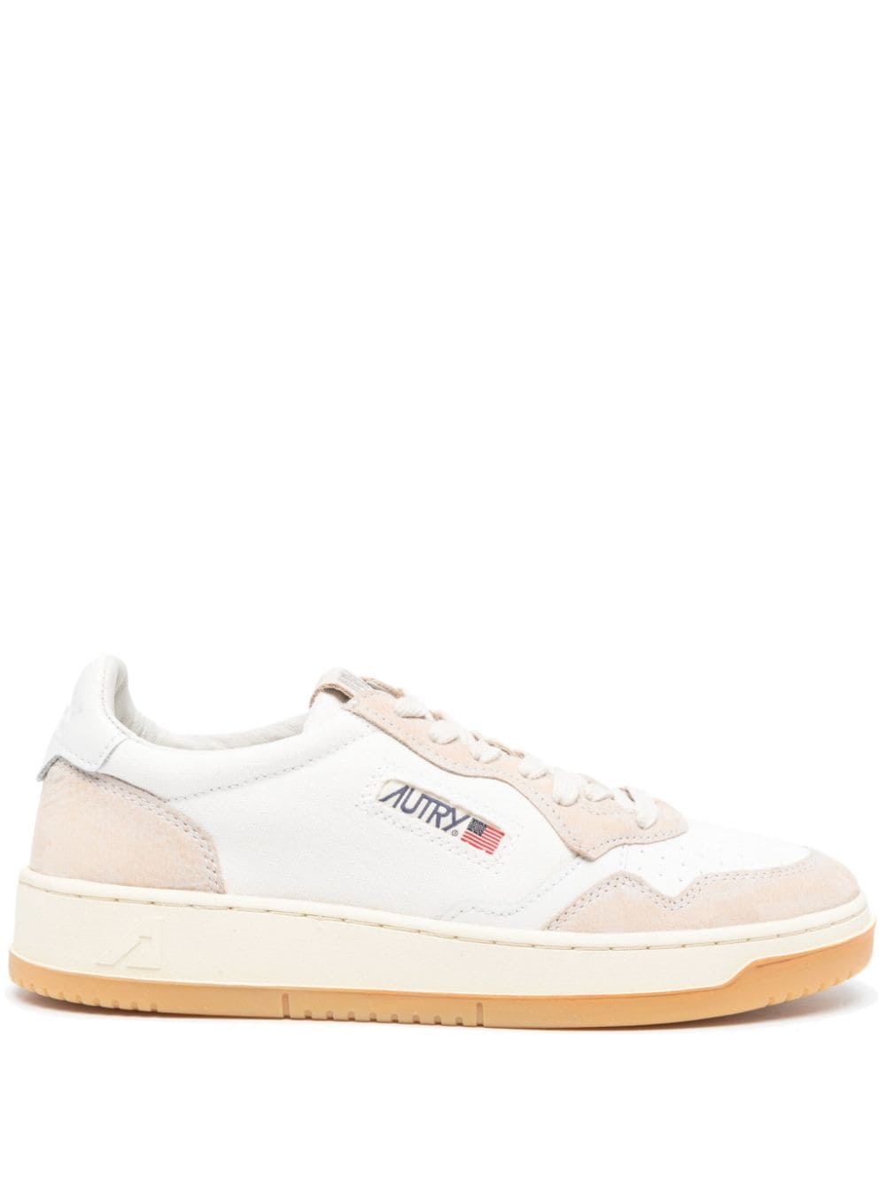 Autry Medalist colour-block suede sneakers - White von Autry