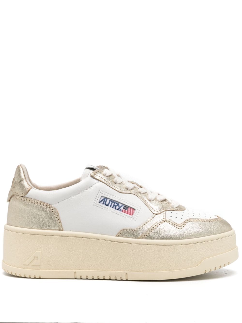 Autry Medalist platform sneakers - White von Autry