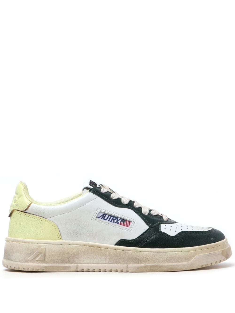 Autry Super Vintage Medalist leather sneakers - White von Autry