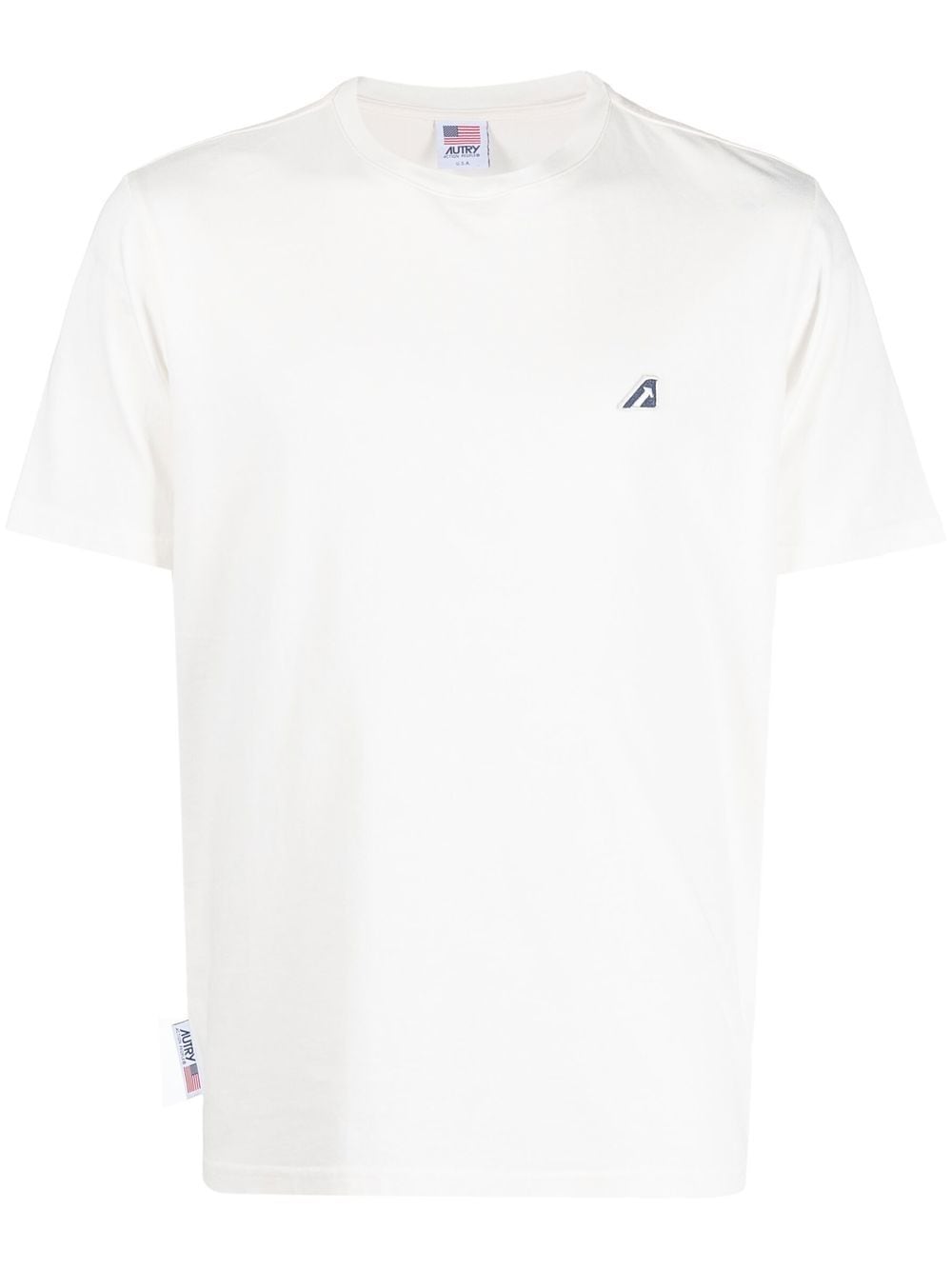 Autry cotton embroidered-logo T-shirt - White von Autry