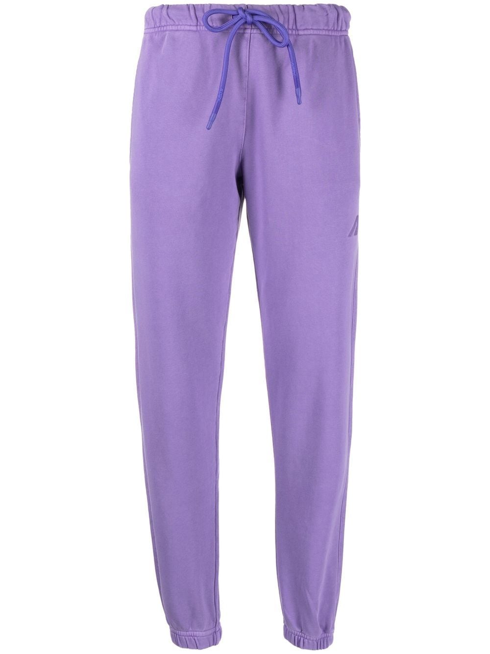 Autry drawstring-waist cotton track pants - Purple von Autry