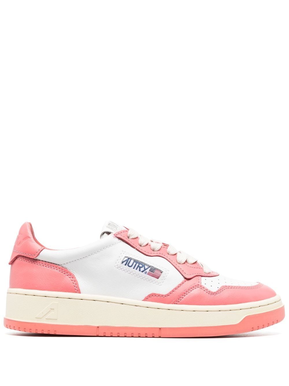Autry leather low-top sneakers - Pink von Autry