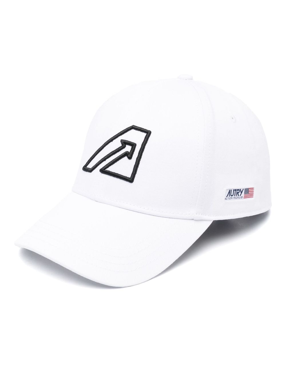 Autry logo-embroidered cotton cap - White von Autry
