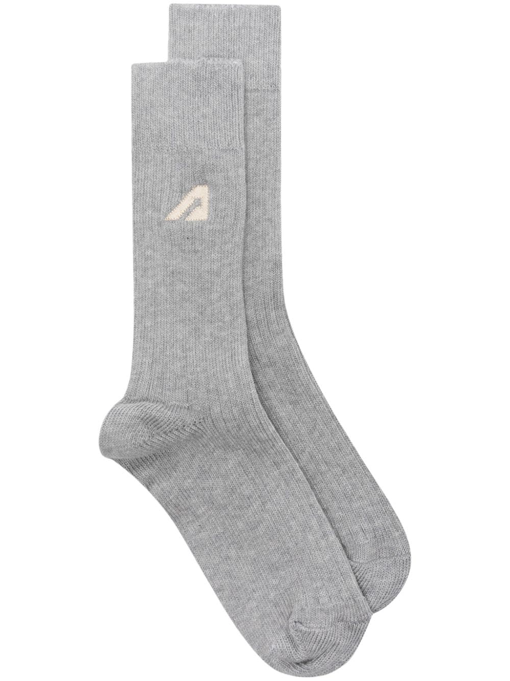 Autry logo-embroidered crew sockls - Grey von Autry