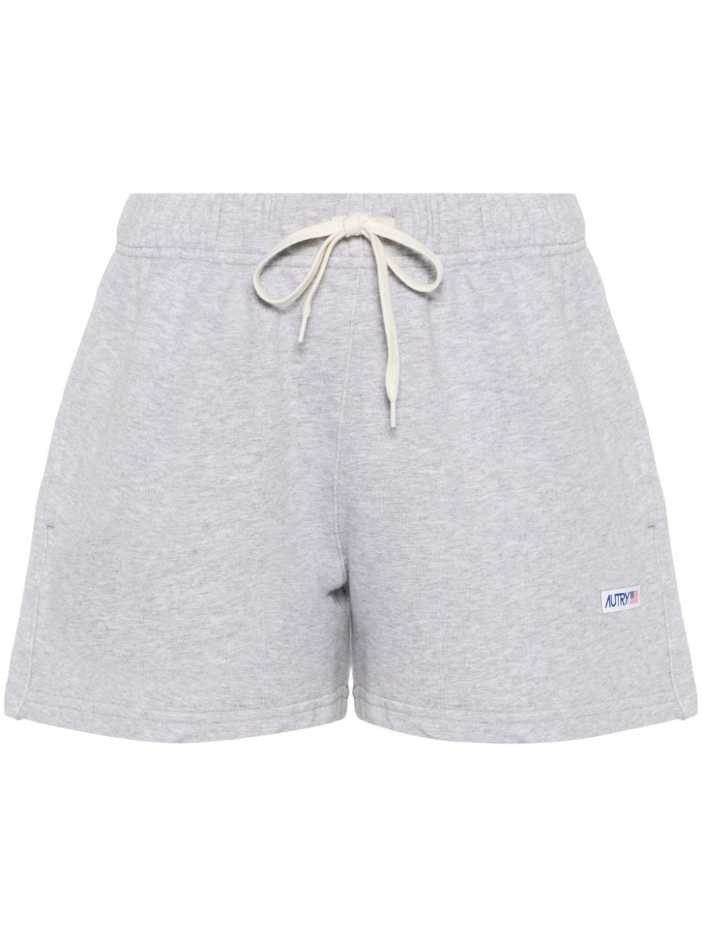 Autry logo-patch cotton shorts - Grey von Autry