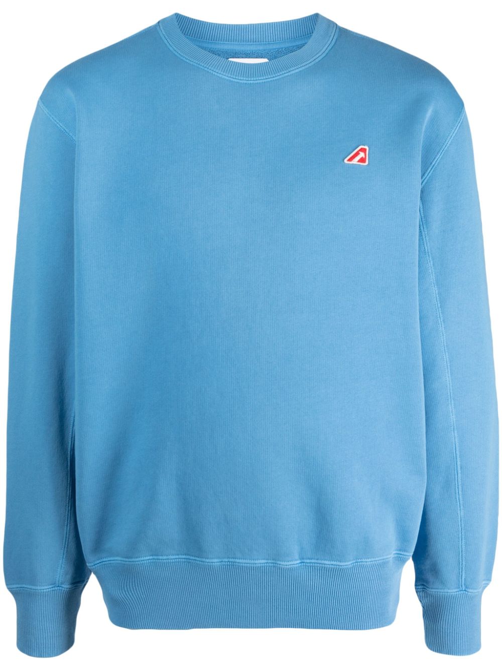 Autry logo-patch cotton sweatshirt - Blue von Autry