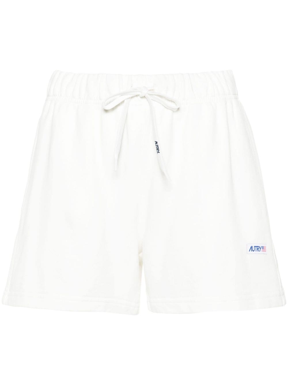 Autry logo-patch jersey shorts - White von Autry