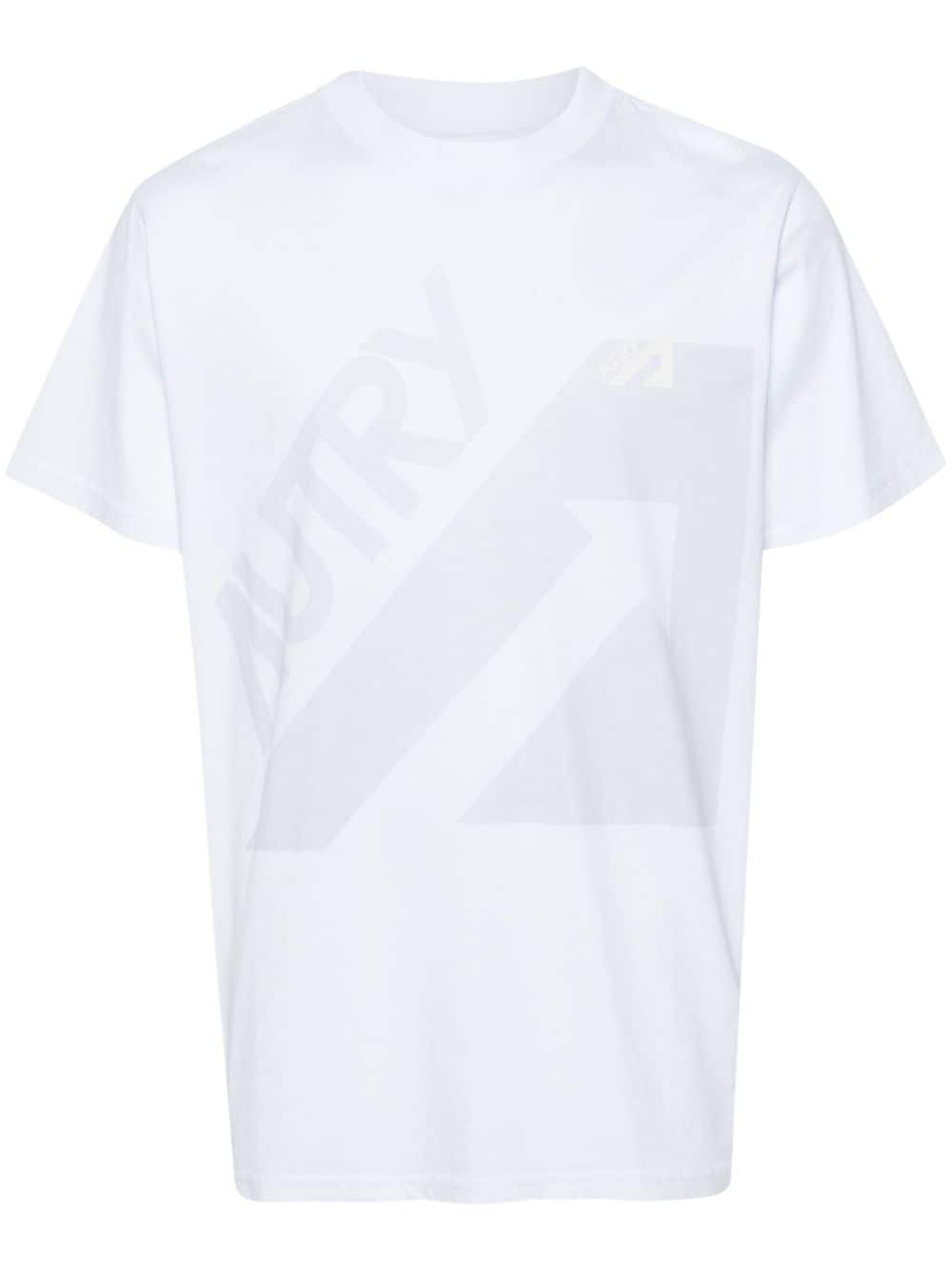 Autry logo-print cotton T-shirt - White von Autry