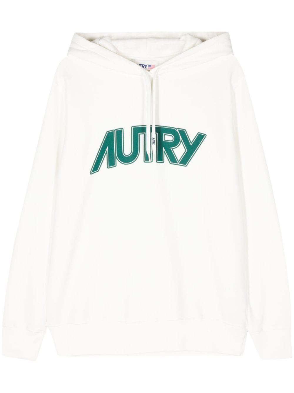 Autry logo-print cotton hoodie - White von Autry