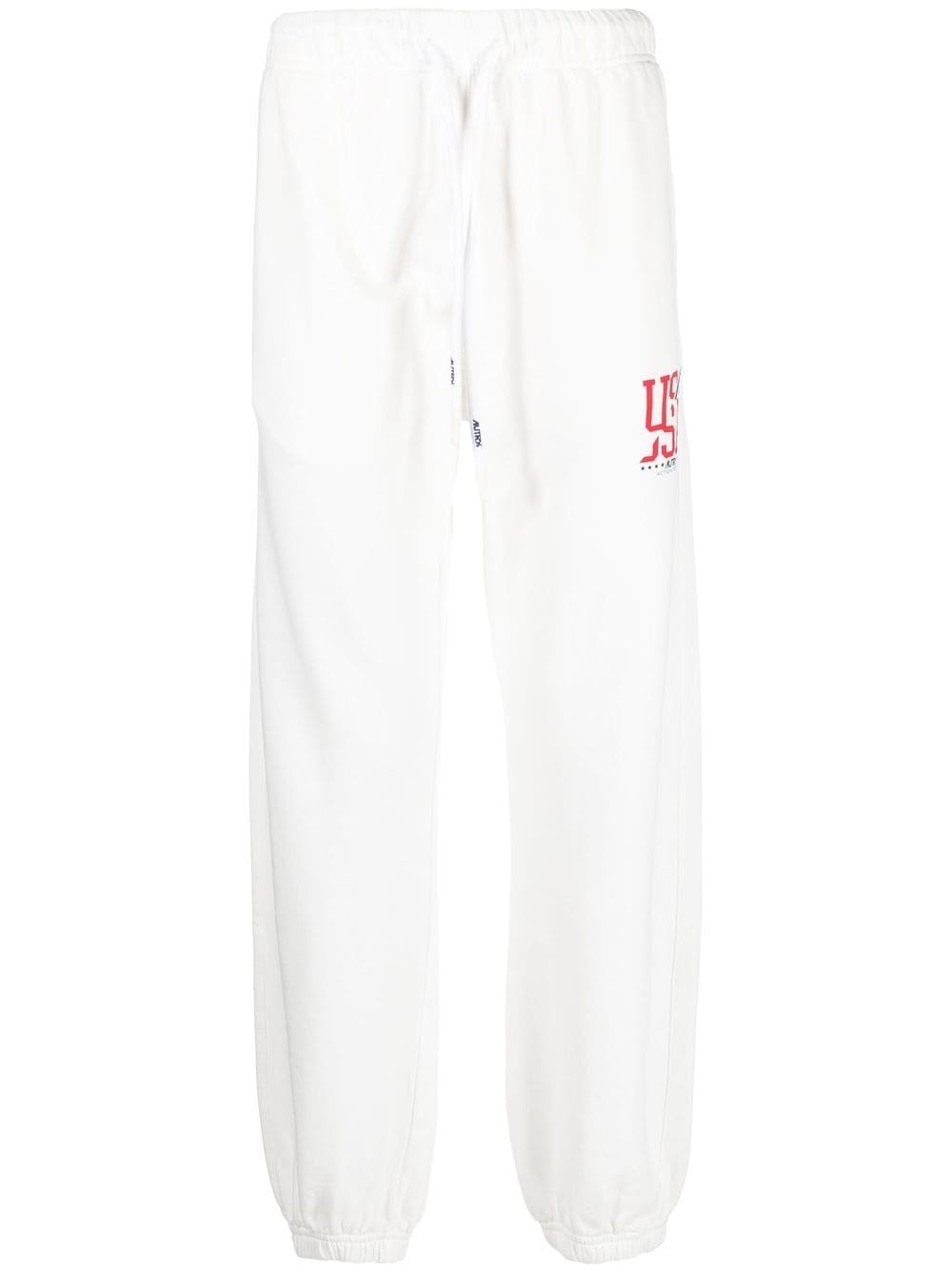 Autry logo-print drawstring track pants - White von Autry