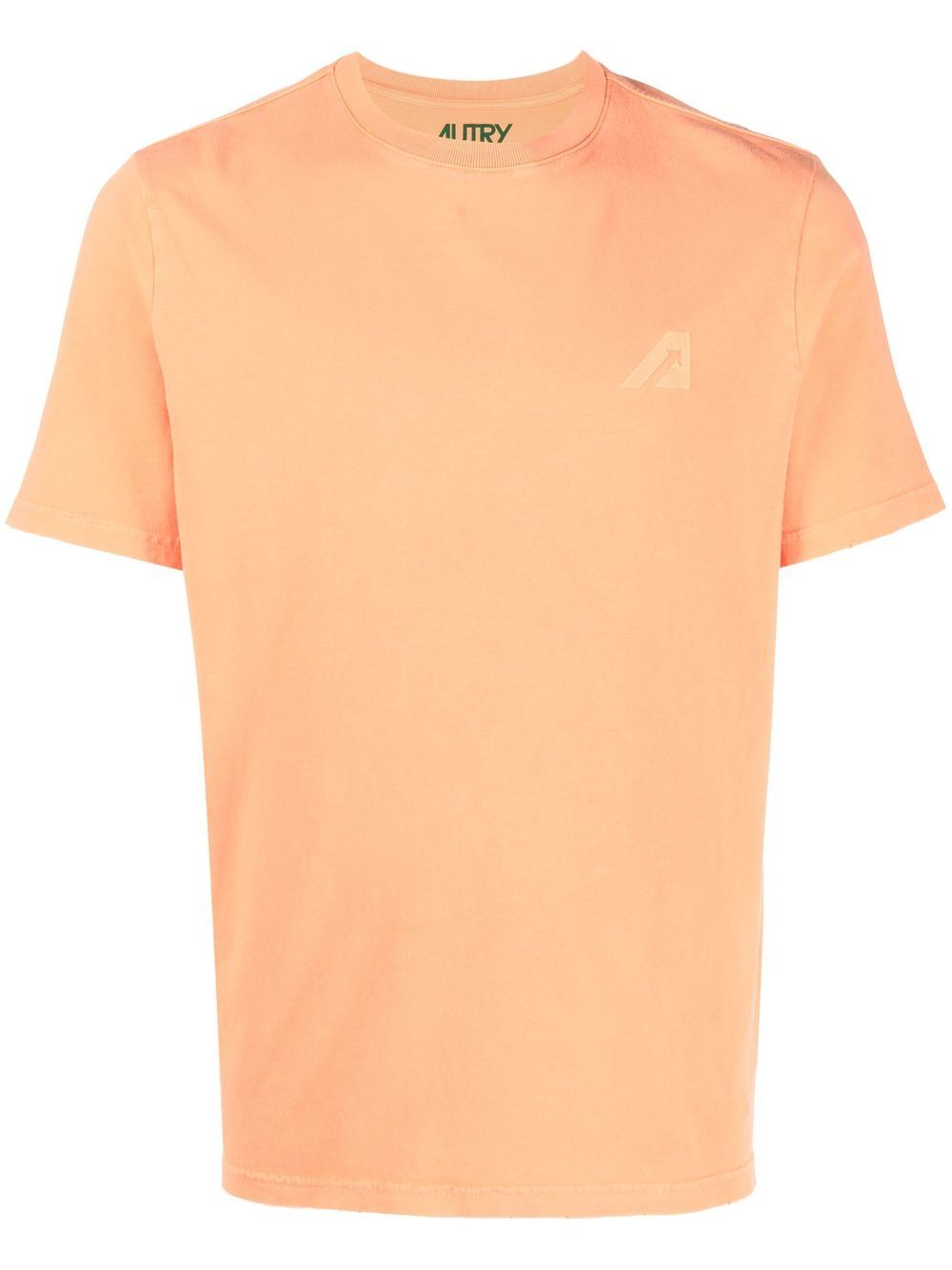 Autry logo-print round-neck T-shirt - Orange von Autry