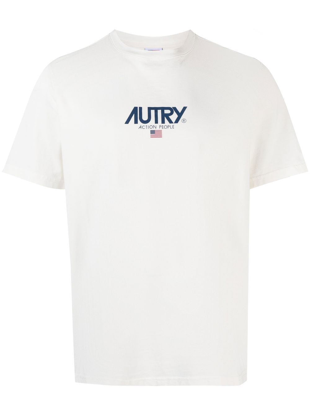 Autry logo-print short-sleeve T-shirt - White von Autry