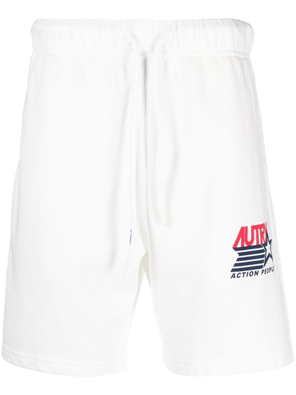 Autry logo-print track shorts - White von Autry