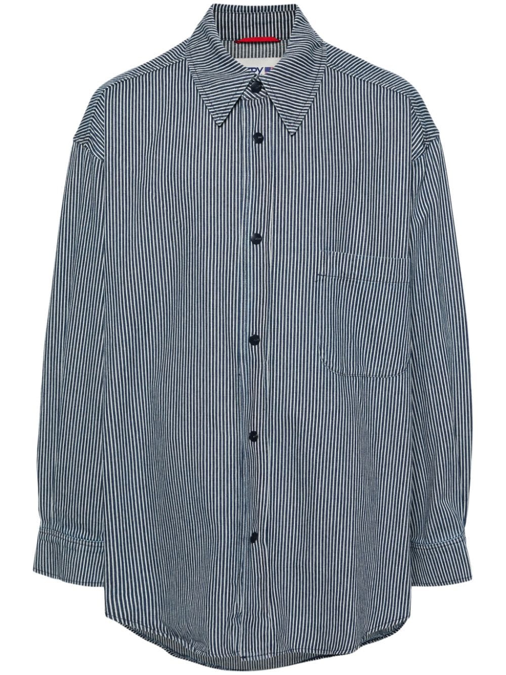 Autry striped cotton shirt - Blue von Autry