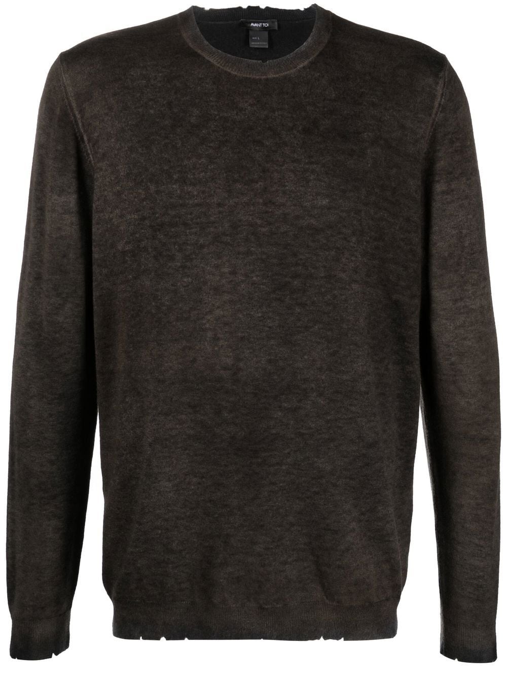 Avant Toi crew-neck long-sleeve jumper - Green von Avant Toi