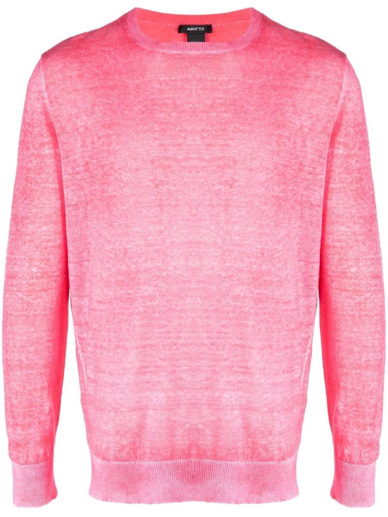 Avant Toi crew neck sweater - Pink von Avant Toi