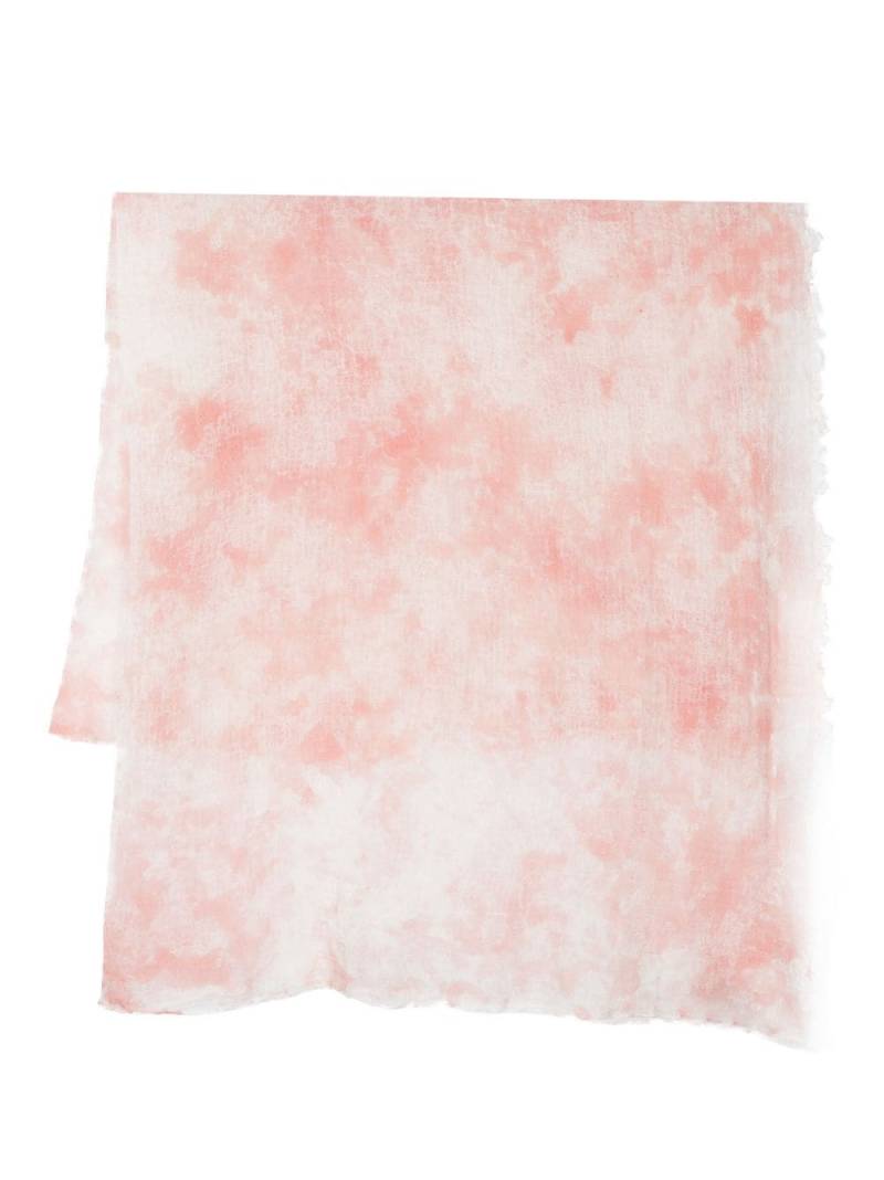 Avant Toi distressed-effect cashmere scarf - Pink von Avant Toi