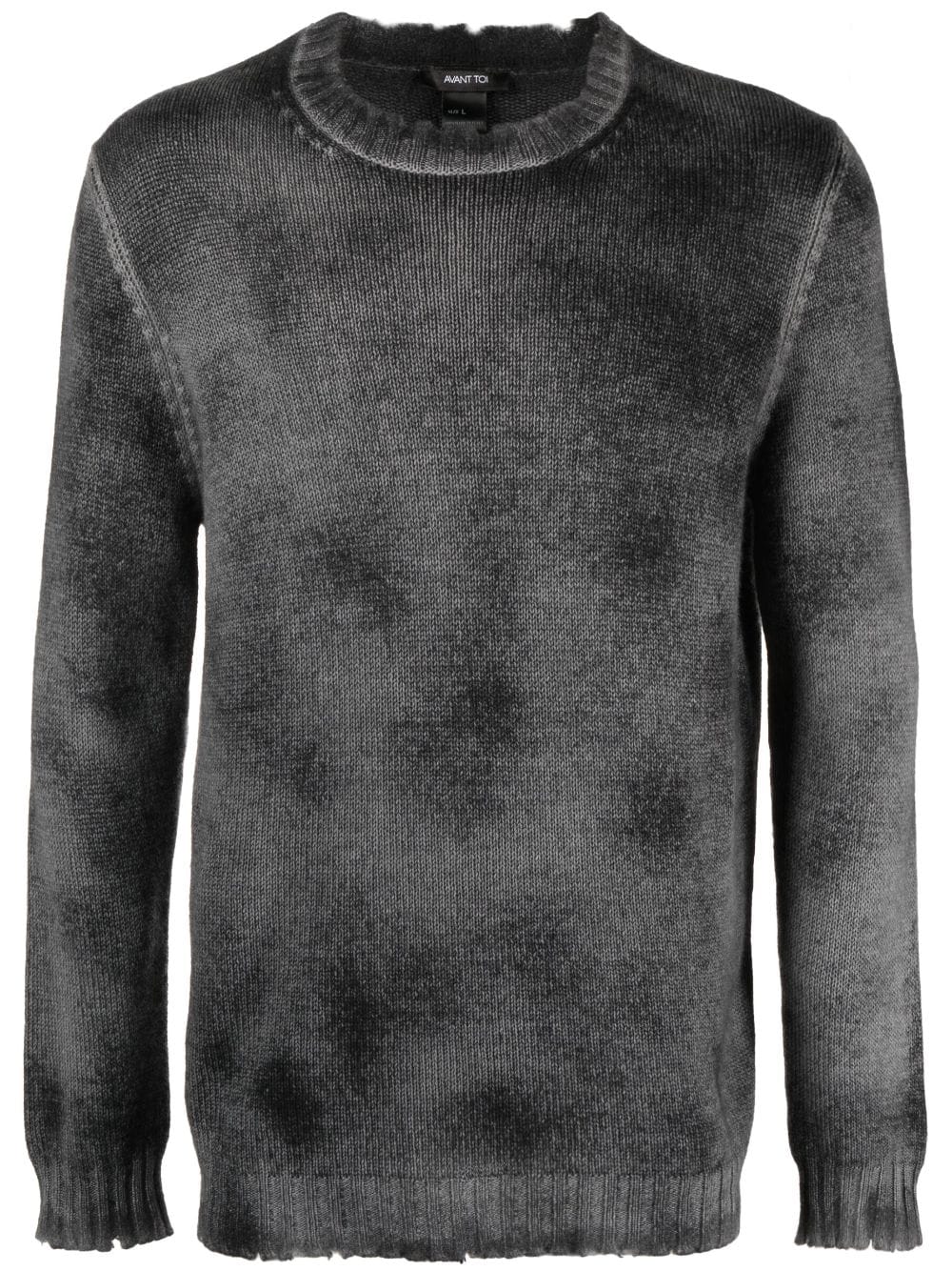 Avant Toi faded-effect cashmere jumper - Grey von Avant Toi