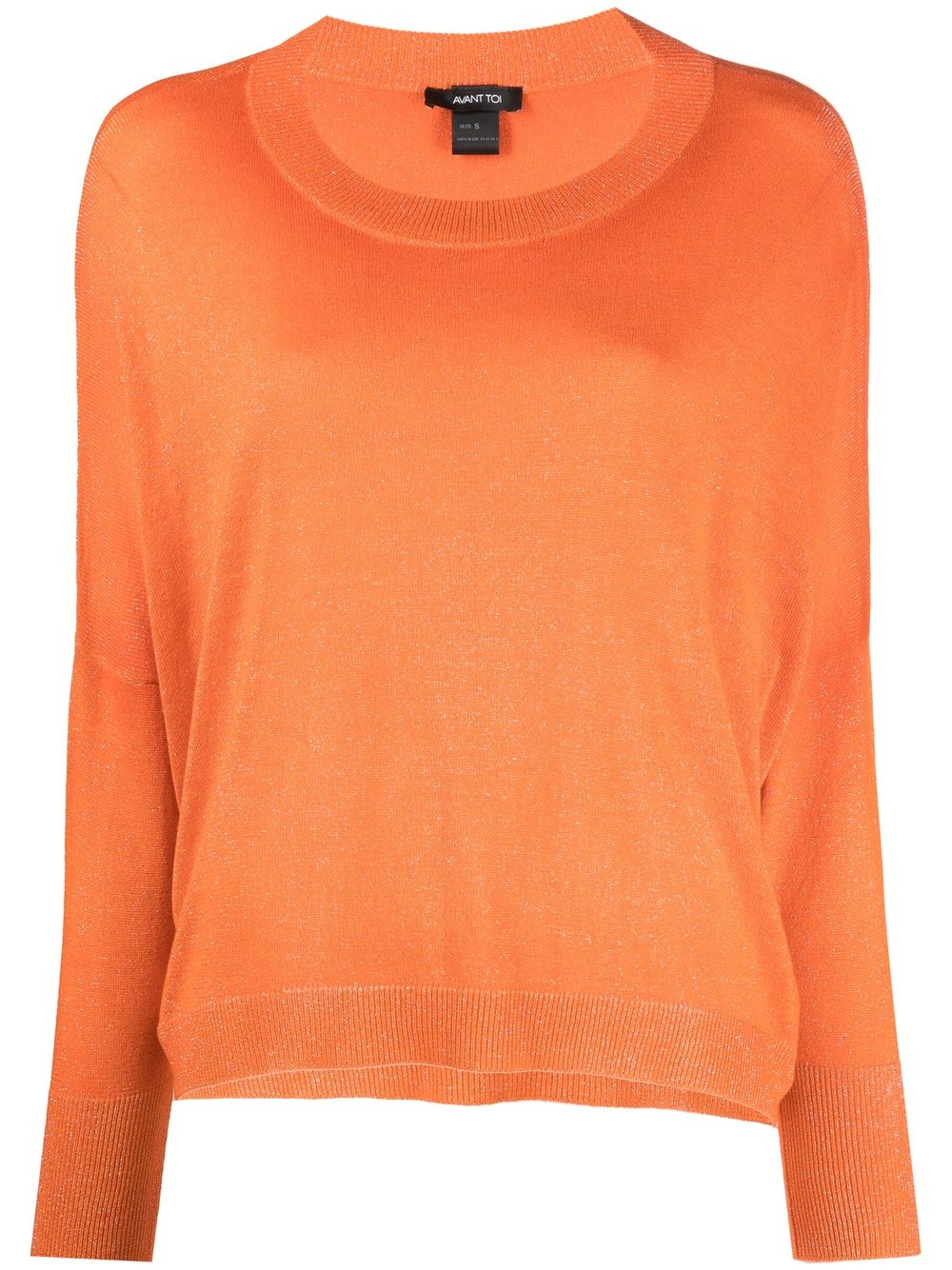 Avant Toi long-sleeve knitted jumper - Orange von Avant Toi