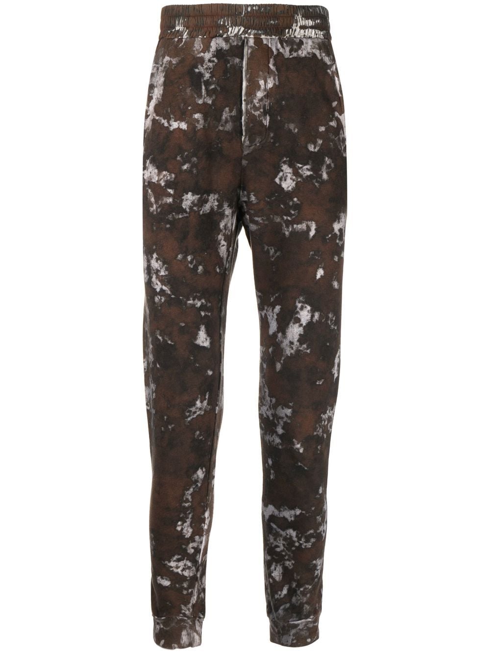 Avant Toi marbled tapered track pants - Brown von Avant Toi