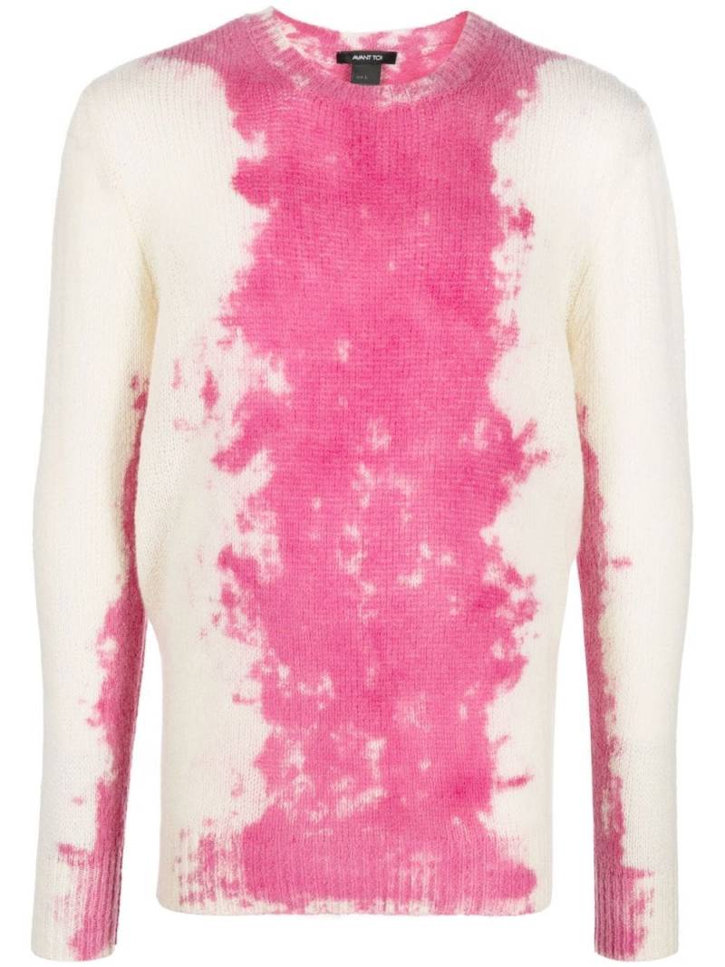 Avant Toi paint-splatter sweatshirt - Pink von Avant Toi