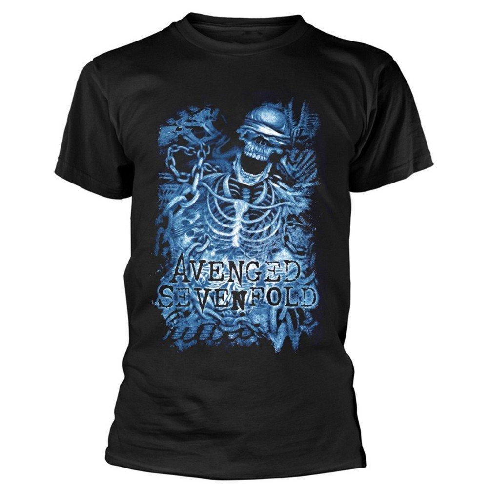 Chained Skeleton Tshirt Damen Schwarz XXL von Avenged Sevenfold