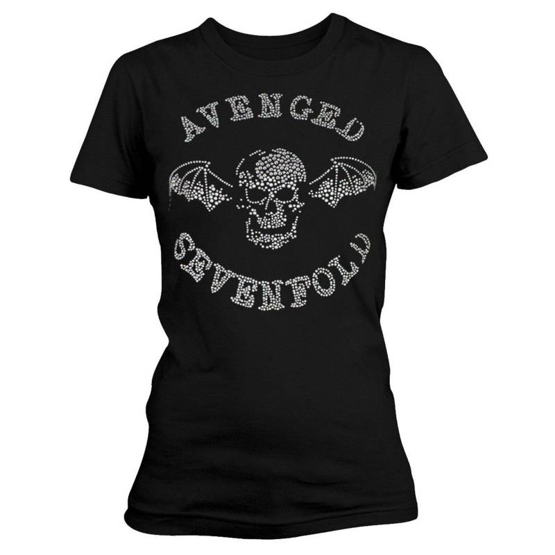 Death Bat Tshirt Damen Schwarz XL von Avenged Sevenfold