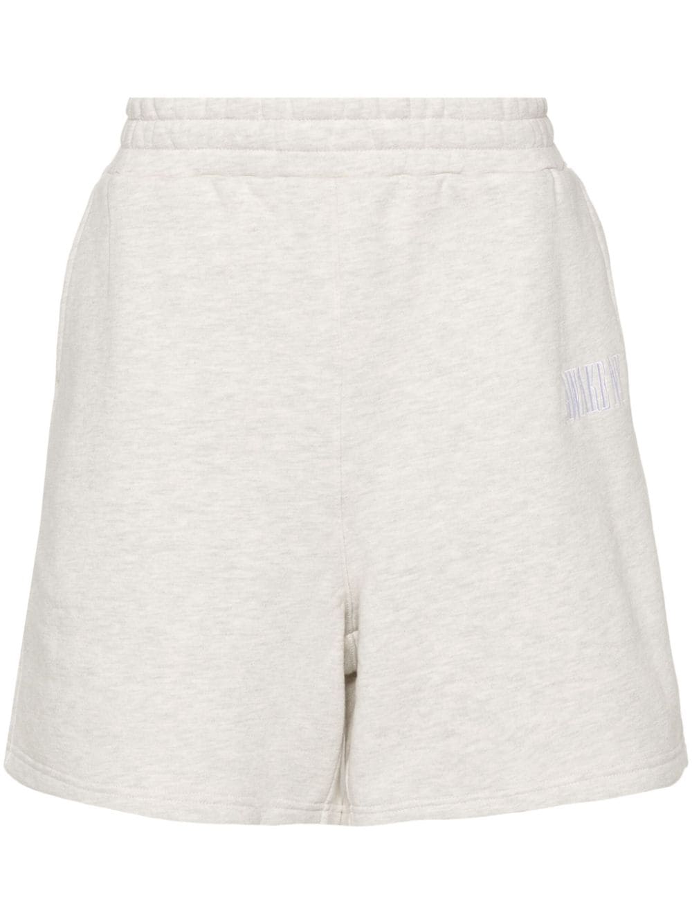 Awake NY embroidered-logo cotton track shorts - Grey von Awake NY