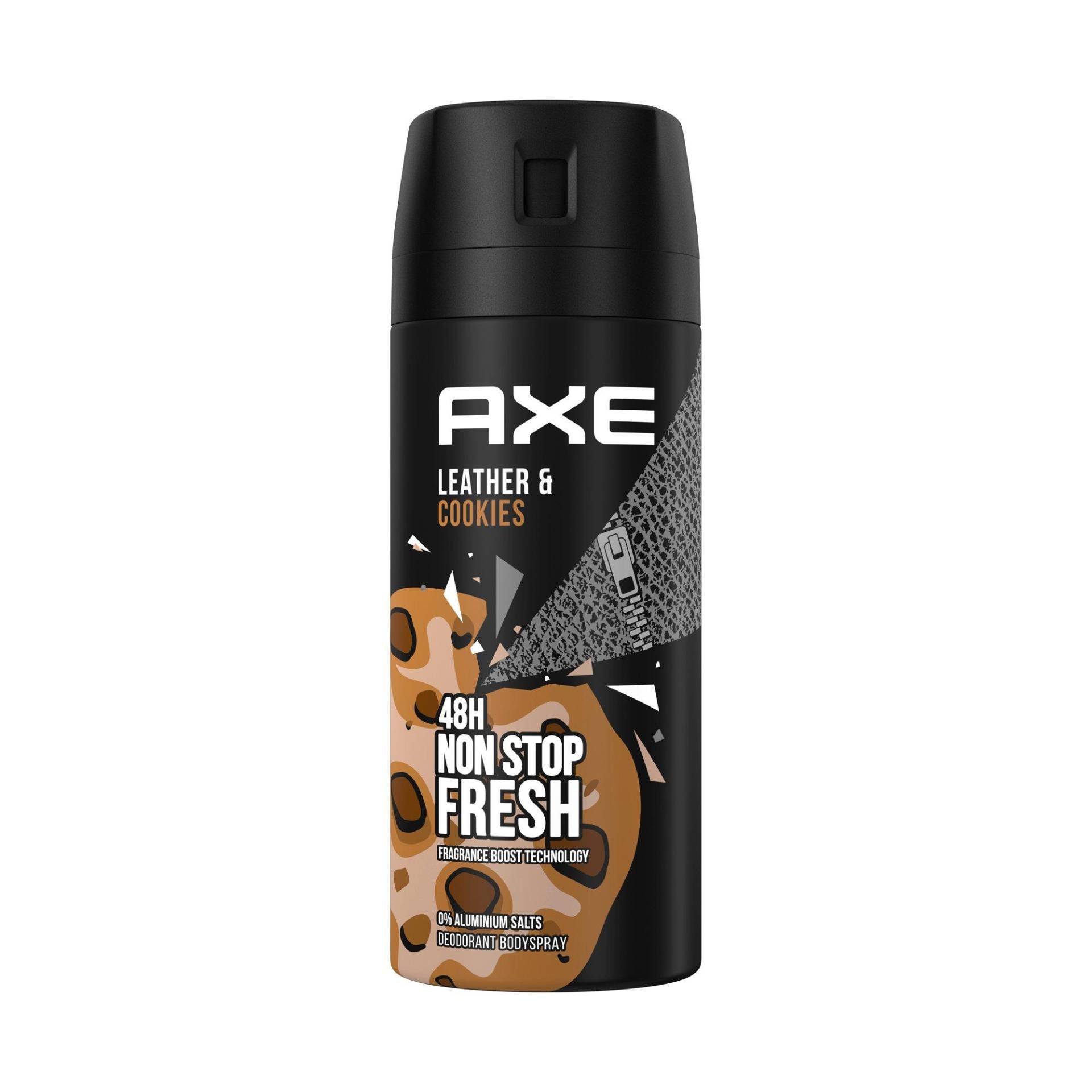 Deodorant & Bodyspray Collision Leather & Cookies Ohne Aluminiumsalze Unisex  150 ml von AXE