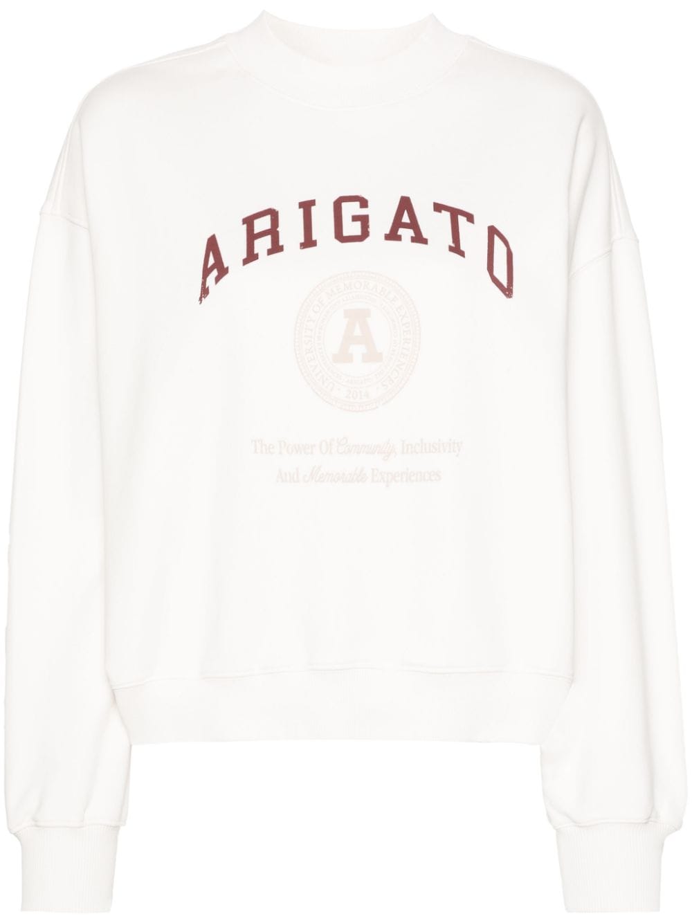 Axel Arigato Arigato University organic-cotton sweatshirt - Neutrals von Axel Arigato