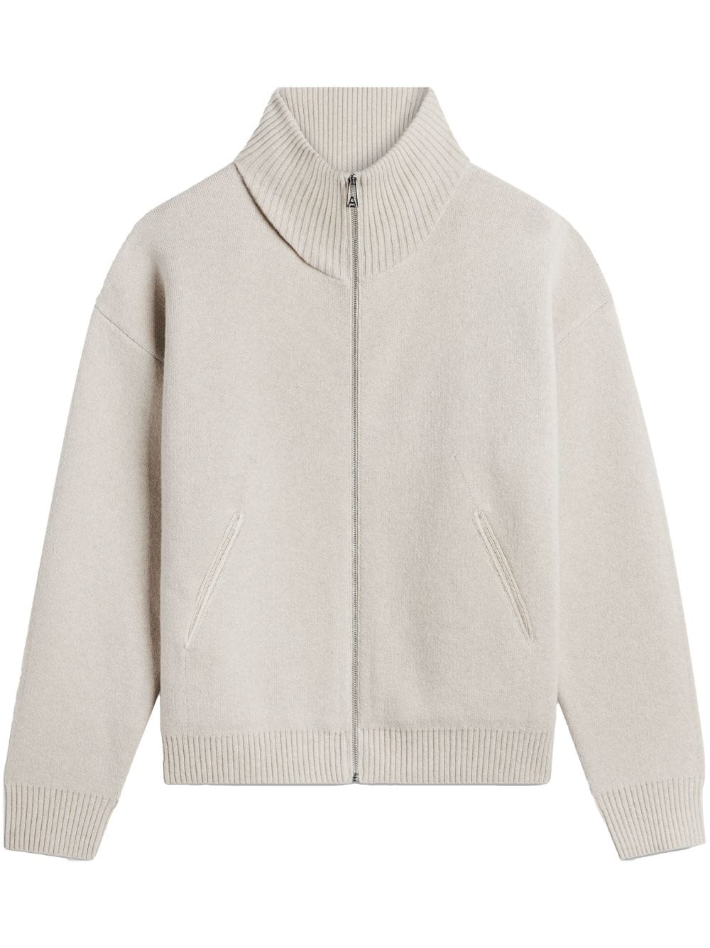 Axel Arigato Core zip-up wool-blend cardigan - Neutrals von Axel Arigato