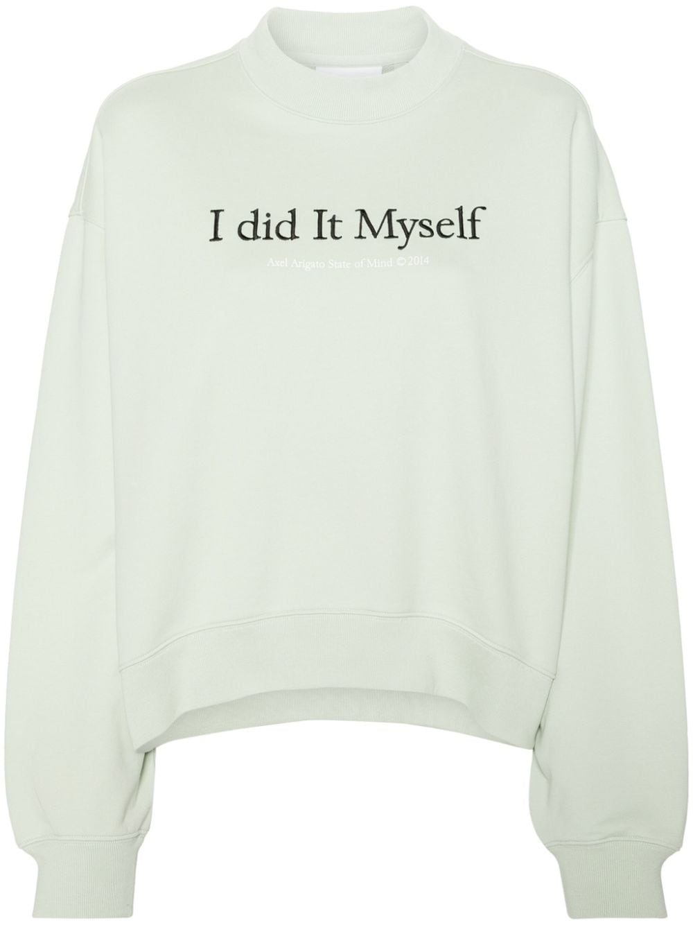 Axel Arigato I Did It Myself organic cotton sweatshirt - Green von Axel Arigato