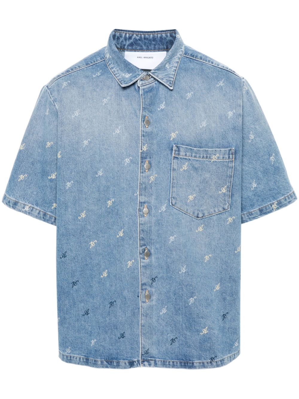 Axel Arigato Miles denim shirt - Blue von Axel Arigato