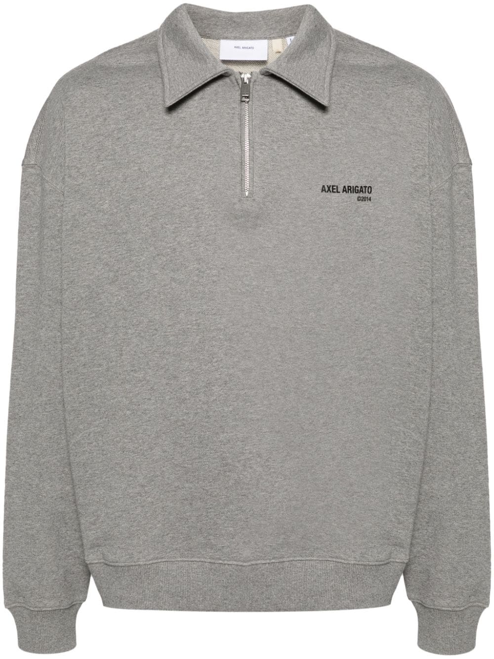 Axel Arigato Remi mélange zipped sweatshirt - Grey von Axel Arigato