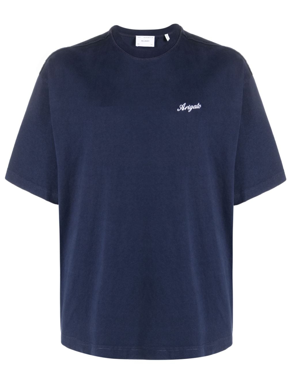 Axel Arigato logo-embroidered T-shirt - Blue von Axel Arigato