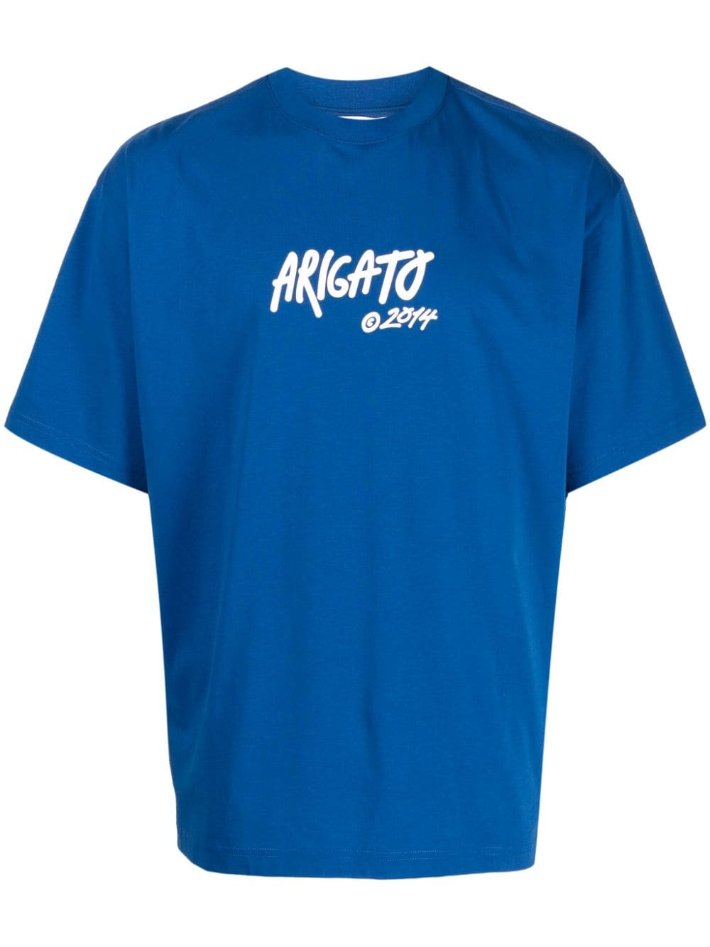 Axel Arigato logo-print organic cotton T-shirt - Blue von Axel Arigato