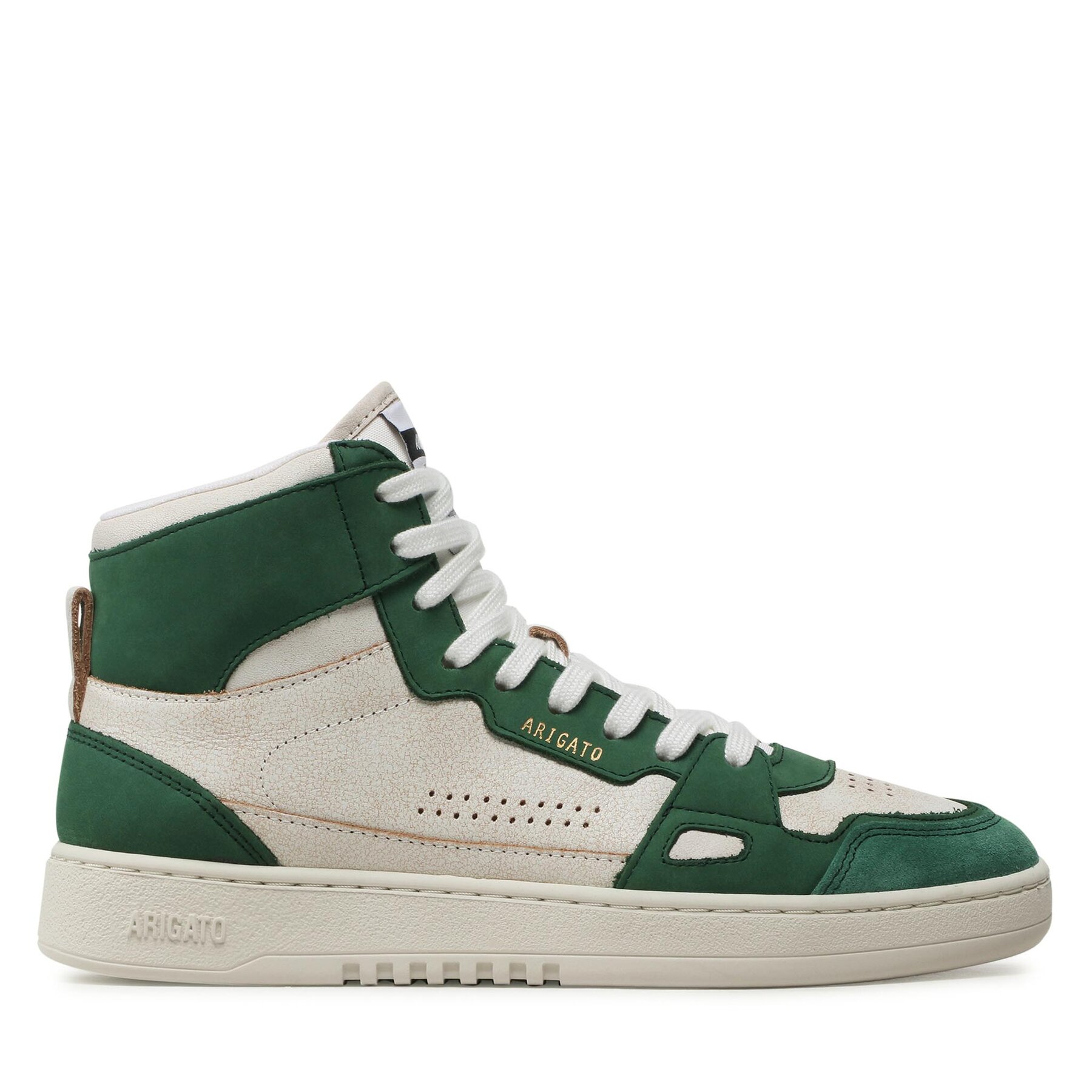 Sneakers Axel Arigato Dice Hi Sneaker 41015 White/Kale Green von Axel Arigato
