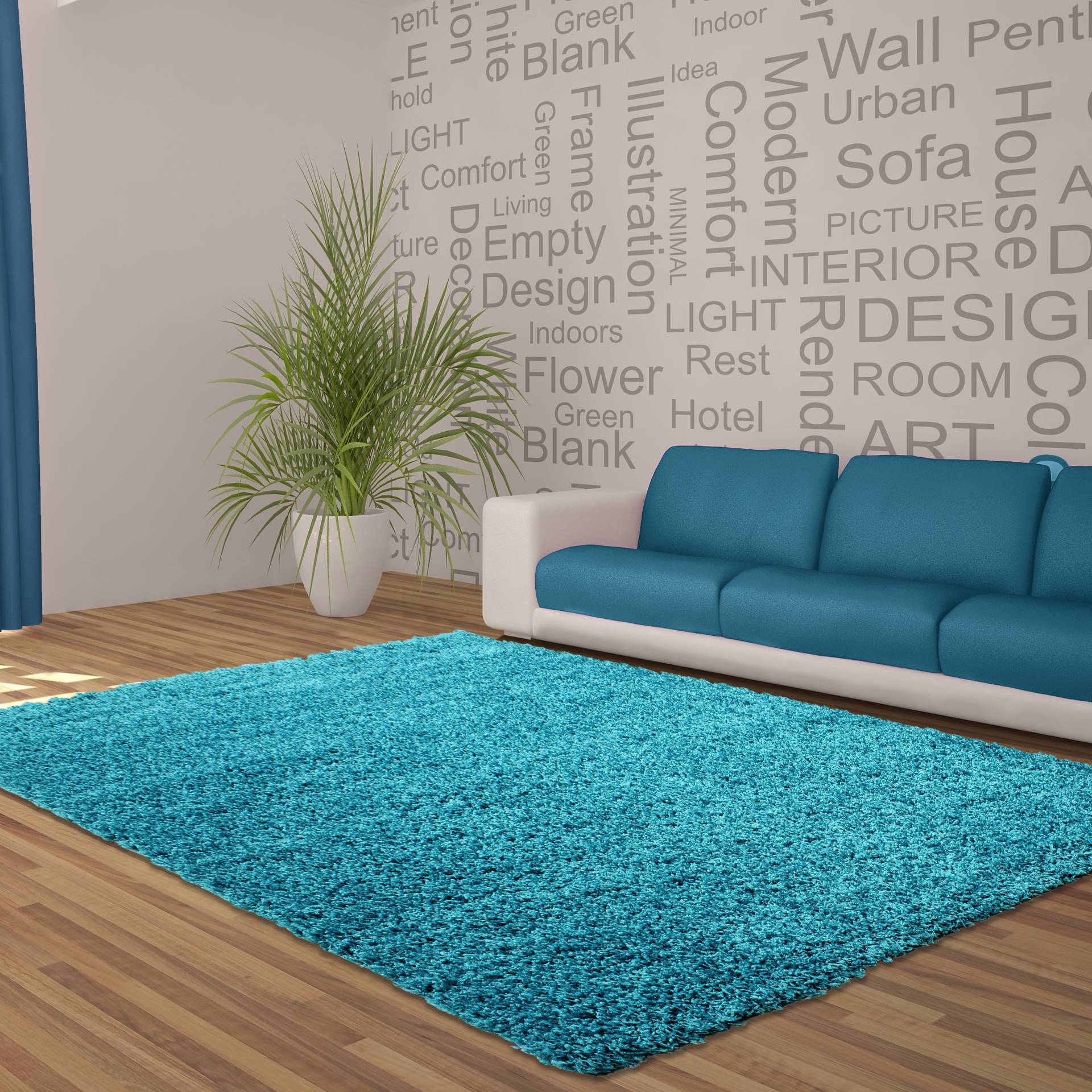 Ayyildiz Teppiche Hochflor-Teppich »Dream Shaggy«, rechteckig, 50 mm Höhe, Langflor, auch in rund, Läufer, Wohnzimmer Schlafzimmer Ayyildiz Teppiche Hochflor-Teppich »Dream Shaggy«, rechteckig, 50 mm Höhe, Langflor, auch in rund, Läufer, Wohnzimmer Schlafzimmer von Ayyildiz Teppiche