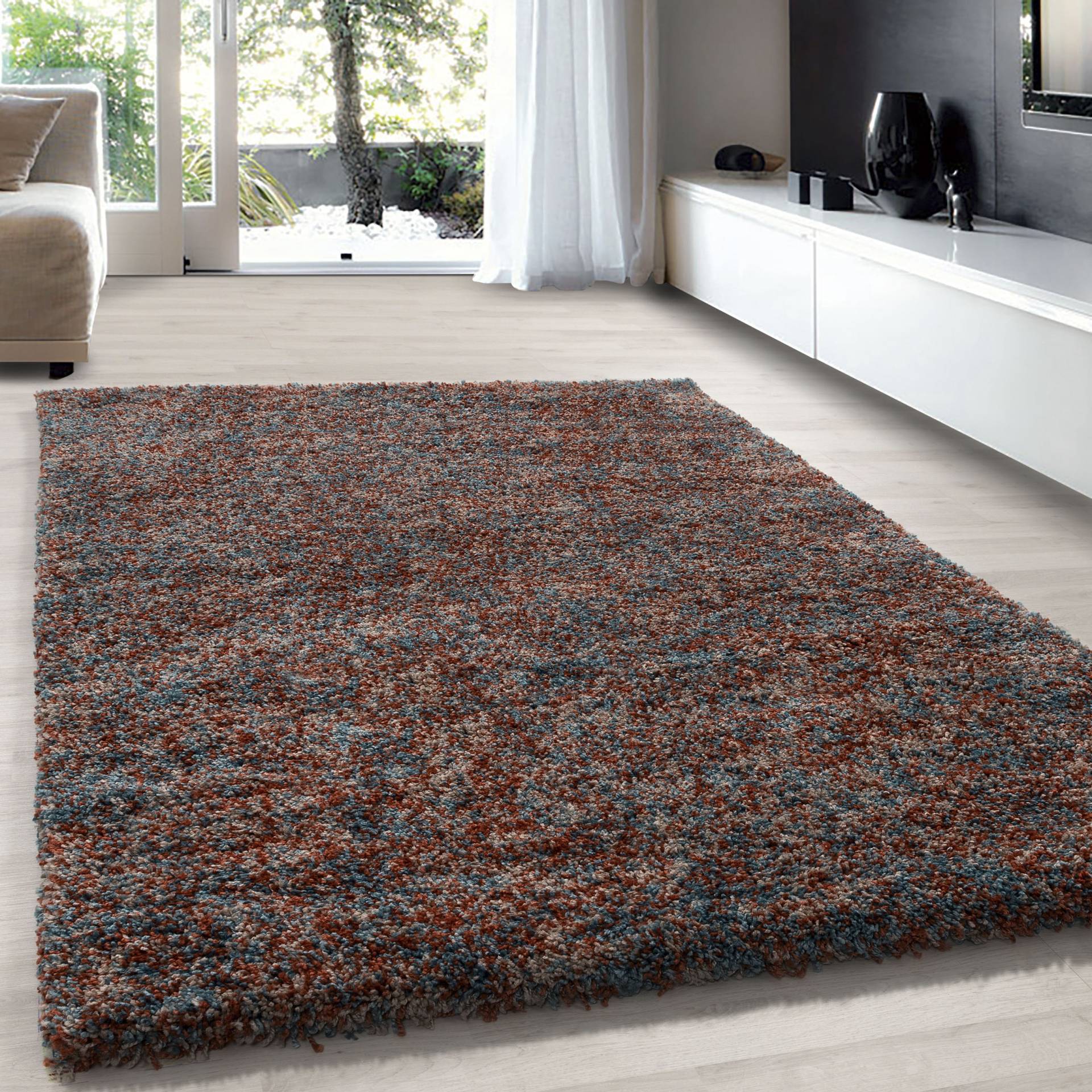Ayyildiz Teppiche Hochflor-Teppich »Enjoy Shaggy«, rechteckig, 50 mm Höhe, auch als Läufer, Shaggy, Langflor, meliert, Wohnzimmer von Ayyildiz Teppiche